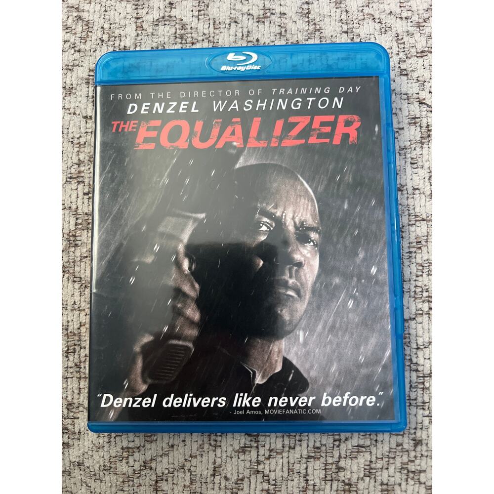Equalizer Action Thriller Denzel Washington Blu Ray Disc Movie Pre-Loved
